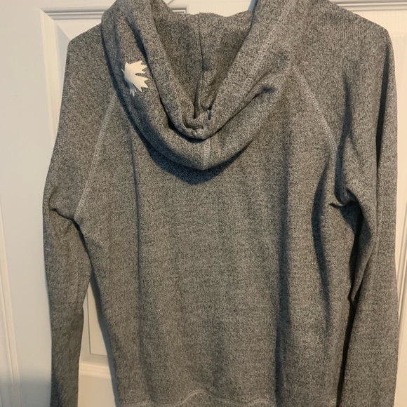 Canadá Roots Men Small Salt & Pepper Heather Grey Hoodie - Picture 3 of 3